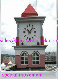 4 four way tower building clocks with GPS satellite Synchronization,- -GOOD CLOCK YANTAI)TRUST-WELL CO LTD.clockmovement