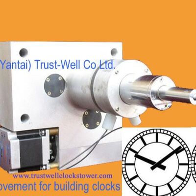 Movement for Tower Clocks for 3.5m- 6m 7m 8m Diameters with strong drive power and brass inside gears