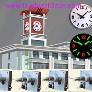 Outdoor Clocks and Movement motor, with master controller and GPS synchronization