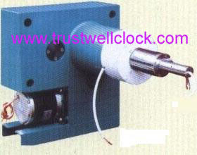 tower building outdoor specialty clock movement mechanism motor night illumination lights on minute hour han and markers