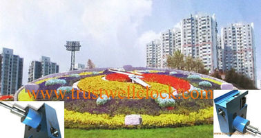 floral flower garden clocks movement mechanism motor with second hand synchronous-GOOD CLOCK (YANTAI) TRUST-WELL CO LTD