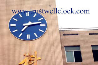 old church building clocks with bell sound system and special movement motor
