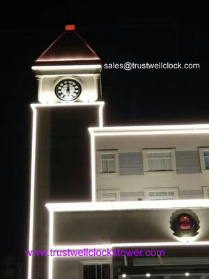 China clocks tower and movement motor or mechanism with illumination lights
