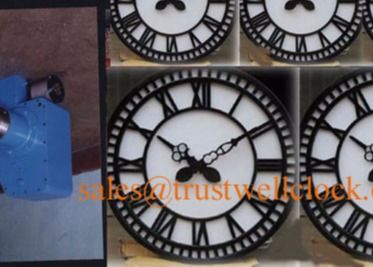 movement/mechanism for outdoor building clocks  8m -10m diameters with brass gears