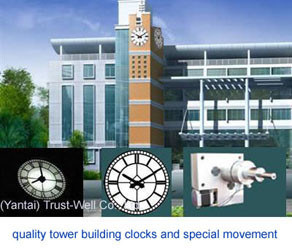 bank building clock, movement for bank building clock,mechanism for ...
