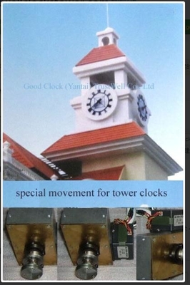 tower clocks movement with stepper motor 2m 6 feet  diameters face with minute hour hand