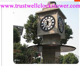 top quality clocks tower with GPS Synchronization zero time error no need human maintenance water proof