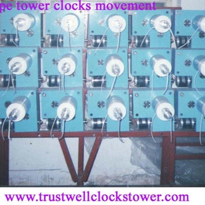 Stepper motor type movement/mechanism for outdoor building clocks, brass drive gears 220V AC 12V DC