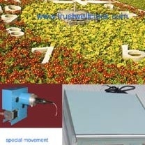 High-Efficiency Floral Clock Movement 3m-60m Diameters Specialty Clocks