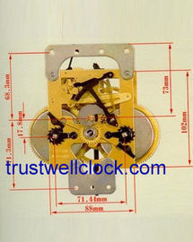 wooden sterring clocks 15 or 31 day  movement, square  wall clocks with China made movement,  quartz  movement clocks