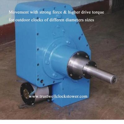 High-Performance Movement for Large Outdoor Building Clocks 8m-10m Dia with minute hour or second hand