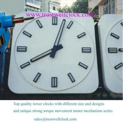 Tower Clocks and Movement Motor 3.5m 4m 5m 6m 7m 8m diameters strong power force, lower noise, free mentainence all service life
