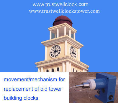 clocks tower one side, 2 sides, three sides and four sides, rain proof 110V 220V power
