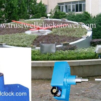 floral clocks, movement motor for floral clocks with minute hour or second hand, master clocks controller