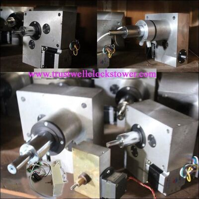 two or three hand Large outdoor clock mechanism engine and master launcher or controller
