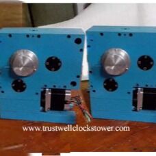 Master clock transmitter and movement motor for outdoor big wall clocks with illumination and chime sound
