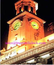 outdoor clocks with chime strike hour and night illumination lights-  Good Clock(Yantai) Trust-Well Co.,Ltd