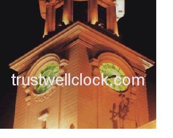 four 4 faces tower building clocks with GPS Synchronization in phase  -    Good Clock(Yantai) Trust-Well Co.,Ltd