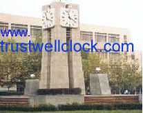 double side street clocks, city street clocks,     Good Clock(Yantai) Trust-Well Co.,Ltd