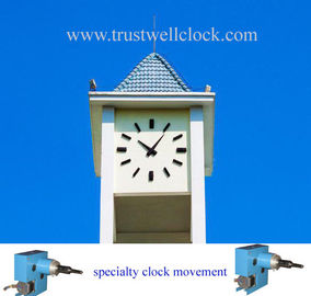 images of clocks tower and mechanism/movement/motor with strong drrive power