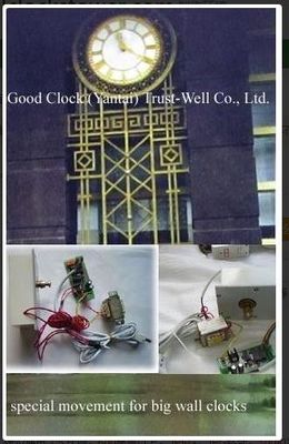 tower building clocks 1-4 faces with GPS time signal receiver working in synchronization withno time error