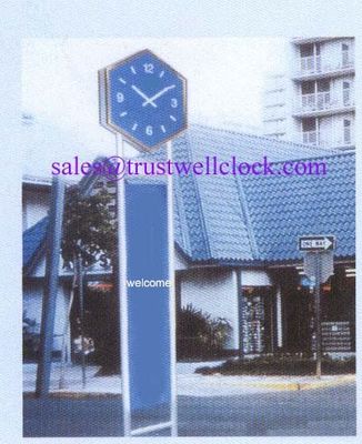double side wall clocks, double side street clocks, double side city clocks with unique movement