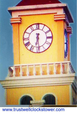 church wall clocks with movement motor strike bell sound chime GPS Synchronization