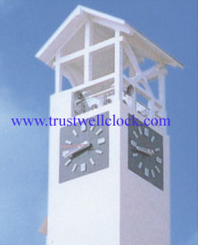double side watch clocks two faces clock watch with movement motor mechanism